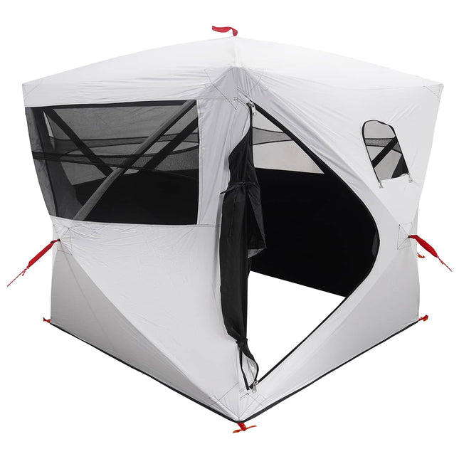 Jacht Tent Wit Blackout 143 X 143 X 165 Cm Polyester En Staal
