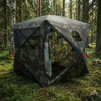 Jacht Tent Legergroen 143 X 143 X 165 Cm Polyester En Staal