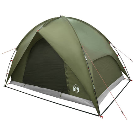 Camping Tent Met Regenhoes Waterdicht Koepel Olijfgroen