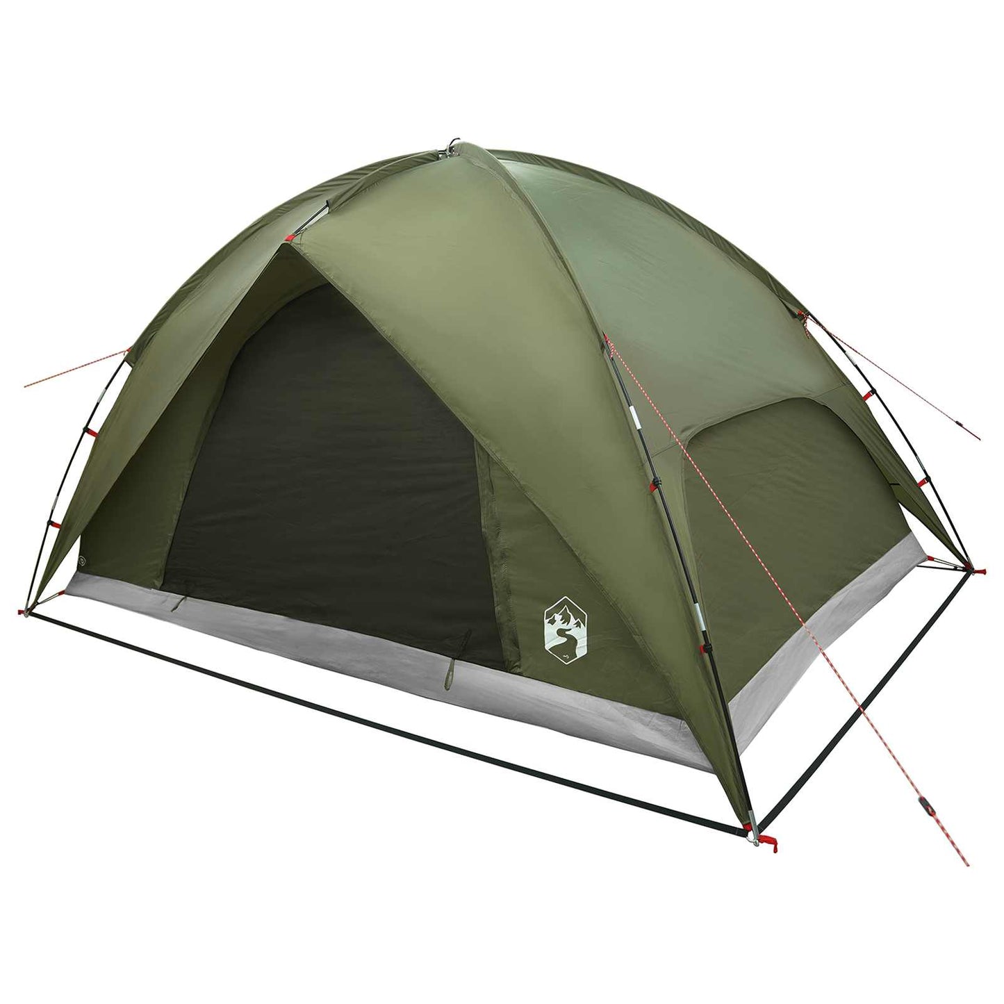 Camping Tent Met Regenhoes Waterdicht Koepel Olijfgroen