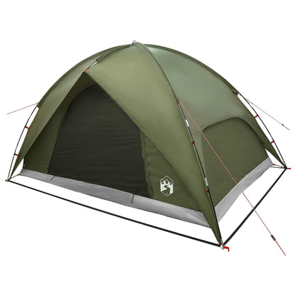 Camping Tent Met Regenhoes Waterdicht Koepel Olijfgroen