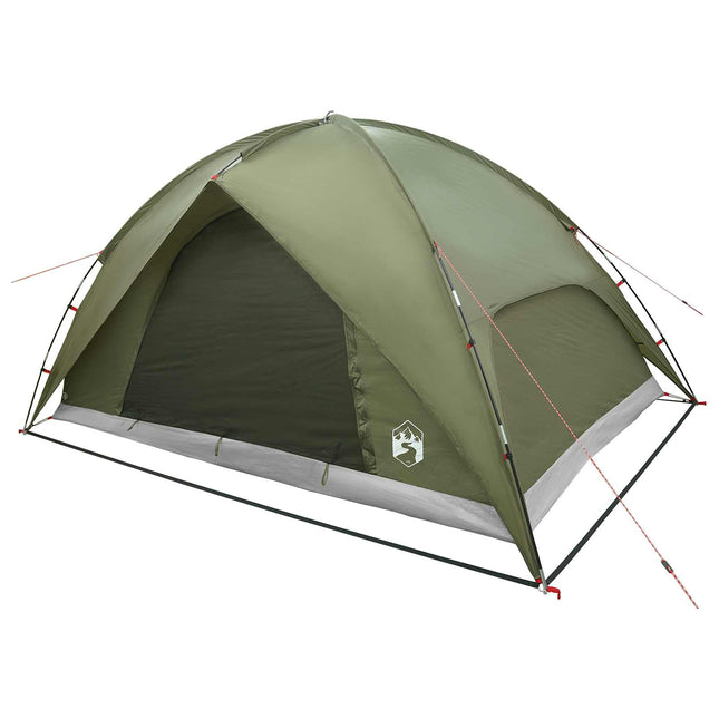 Camping Tent Met Regenhoes Waterdicht Koepel Olijfgroen
