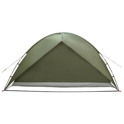 Camping Tent Met Regenhoes Waterdicht Koepel Olijfgroen