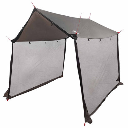Campingzeil Met Gaaswanden Bruin Grijs 270 X 210 X 210 Cm