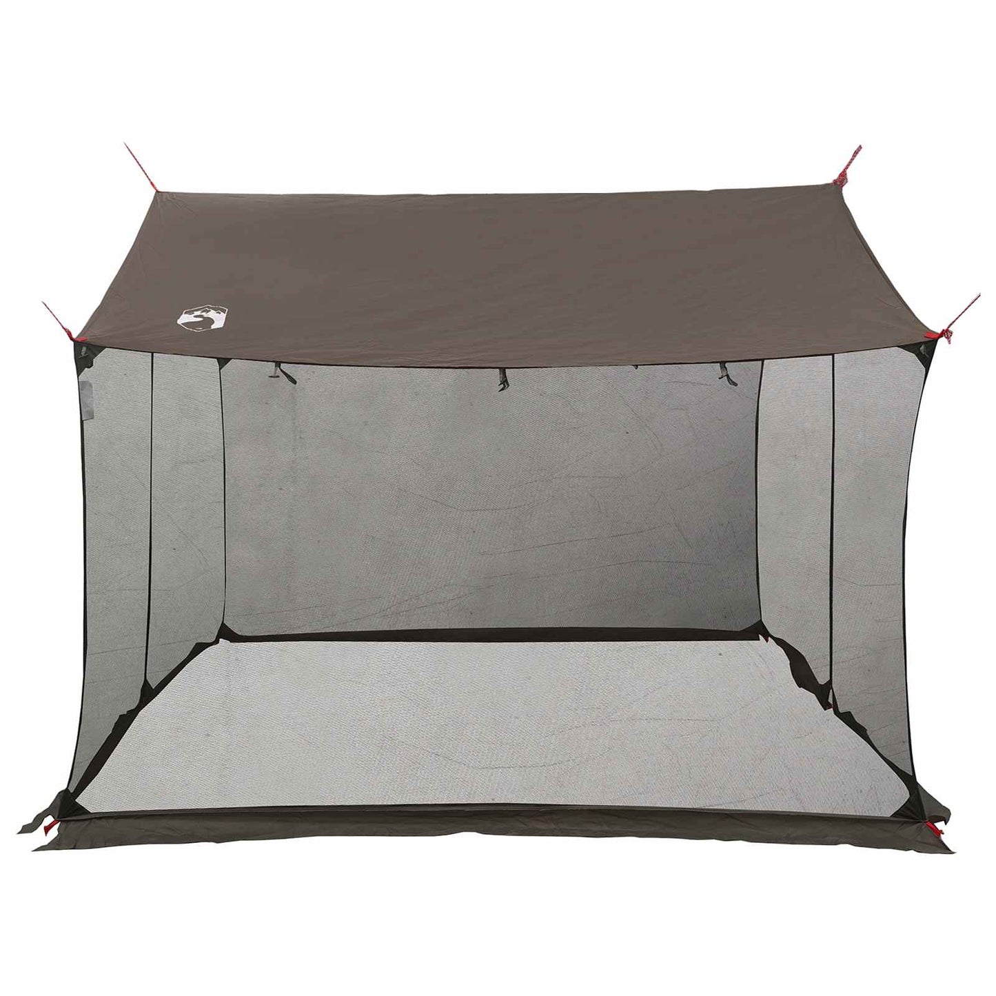 Campingzeil Met Gaaswanden Bruin Grijs 270 X 210 X 210 Cm