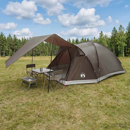 Huisje Tent Met Dak 4-Persoons Polyester En Staal