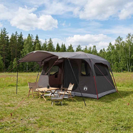 Tunneltent 366 X 244 X 198 Cm Polyester En Staal