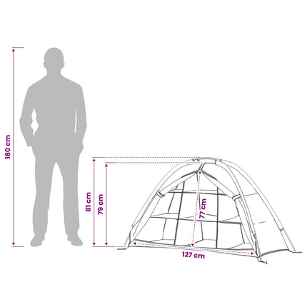 Opbergtent 120 X 50 X 70 Cm Polyester En Staal
