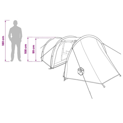 Tunneltent 410 X 175 X 105 Cm Polyester En Staal