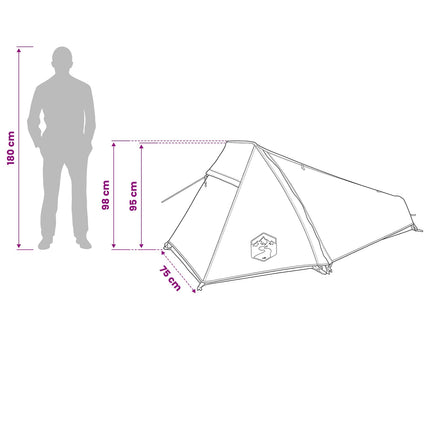 Tunneltent Olijf Groen 215 X 100 X 90 Cm Polyester En Staal