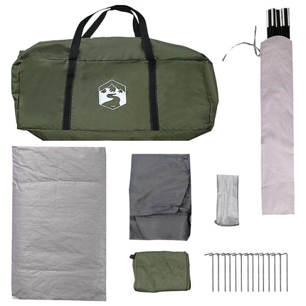 Tunneltent 400 X 260 X 200 Cm Polyester En Staal