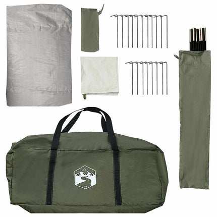 Huisje Tent 488 X 244 X 183 Cm Polyester En Staal
