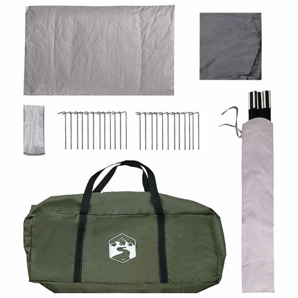 Tunneltent 427 X 315 X 178 Cm Polyester En Staal