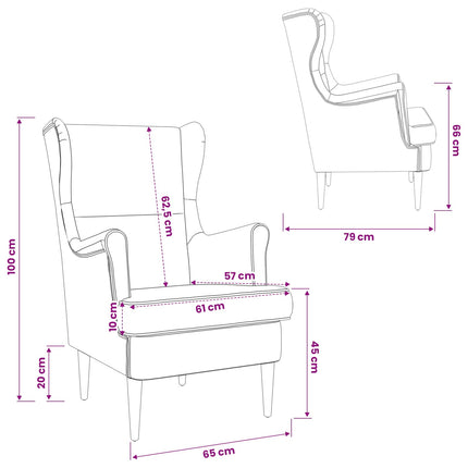 Fauteuil Fluweel