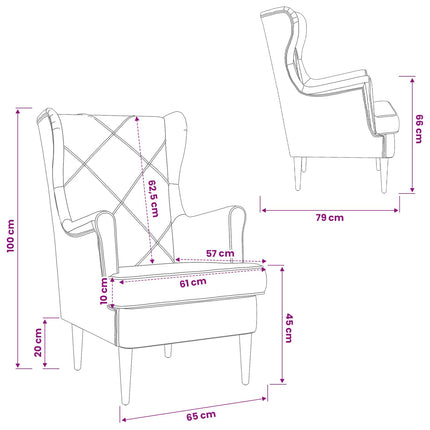 Fauteuil Fluweel