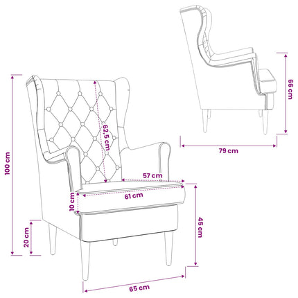 Fauteuil Fluweel