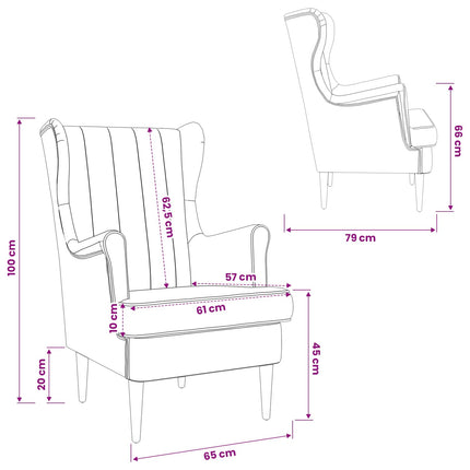 Fauteuil Fluweel