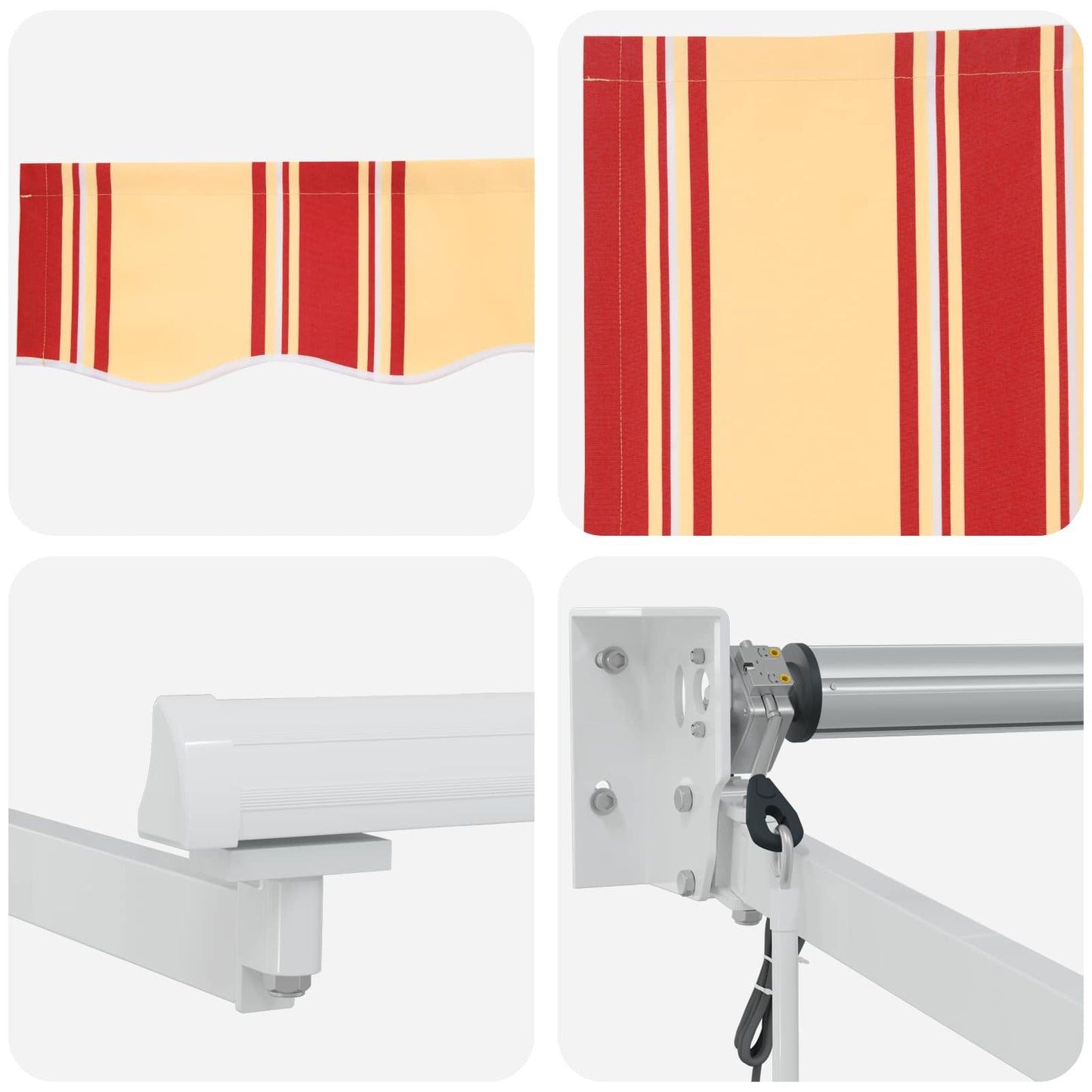 Markies Polyester En Metaal Geel, Oranje En Wit
