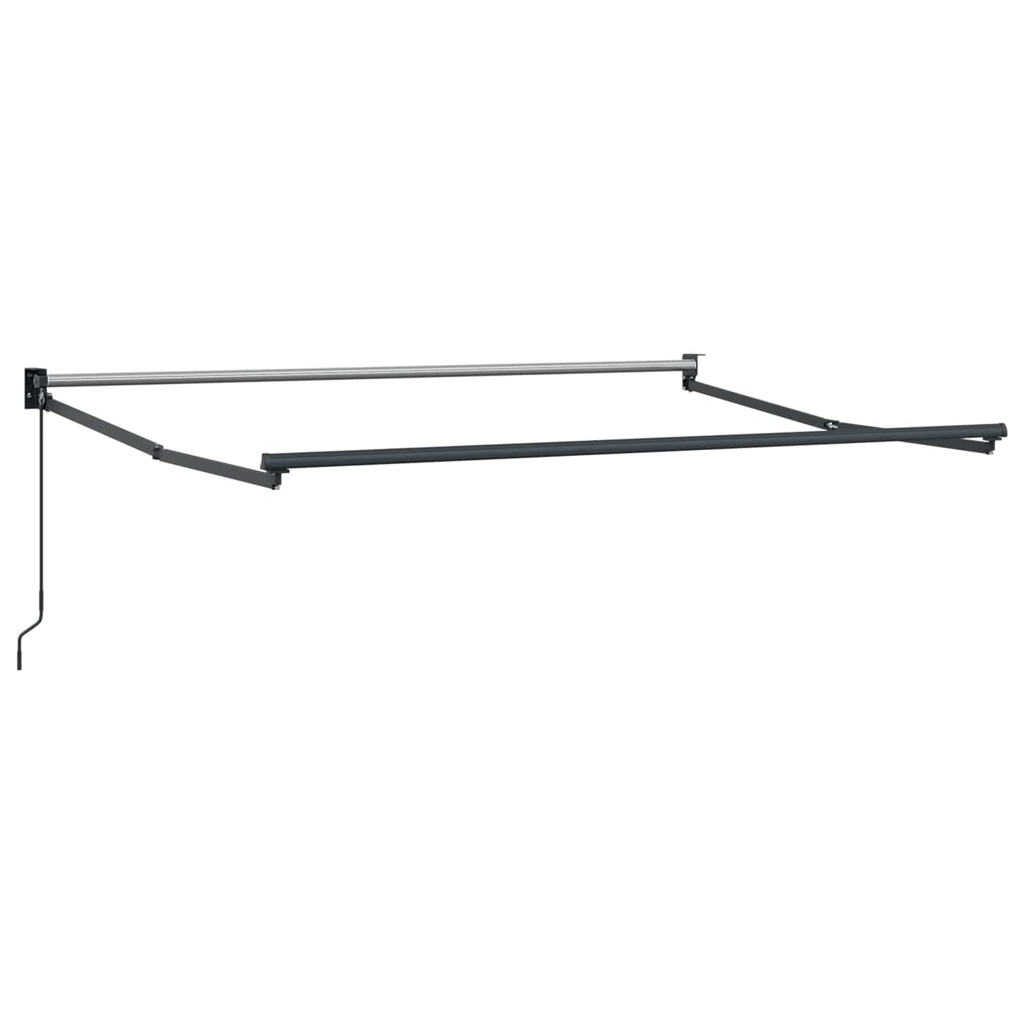 Uitschuifbare Luifel Geel, Grijs En Wit Geel/Grijs/Wit (Anthraciet Frame)