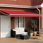 4 × 3 m / Wit / Rood