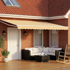 4 x 2 m / Wit / Geel en wit