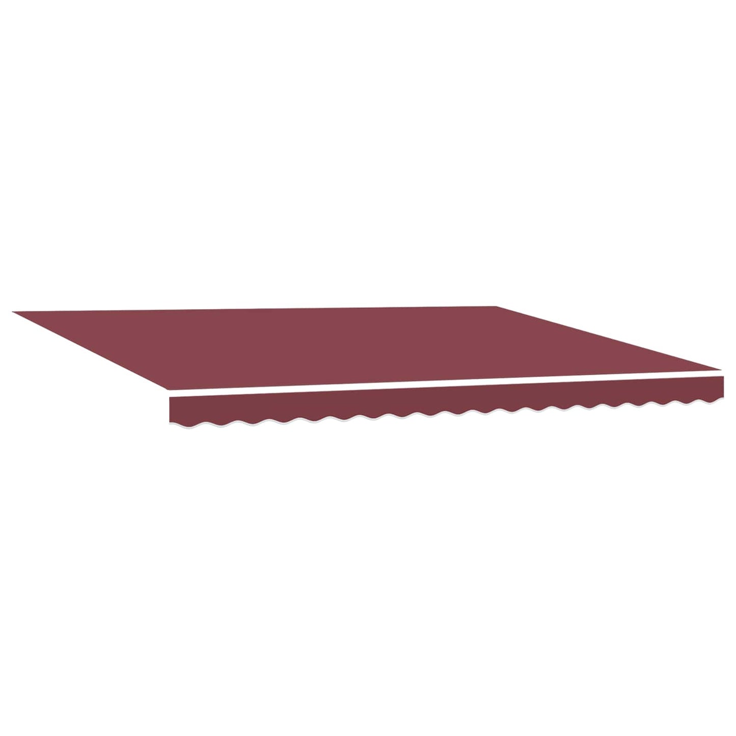 Uitschuifbare Luifel Bordeauxrood Bordeaux (Wit Frame)