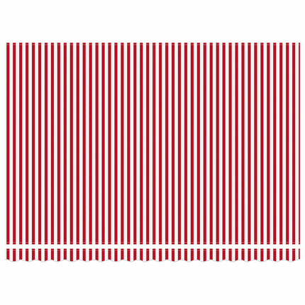 Uitschuifbare Luifel En Rood En Wit (Wit Frame)