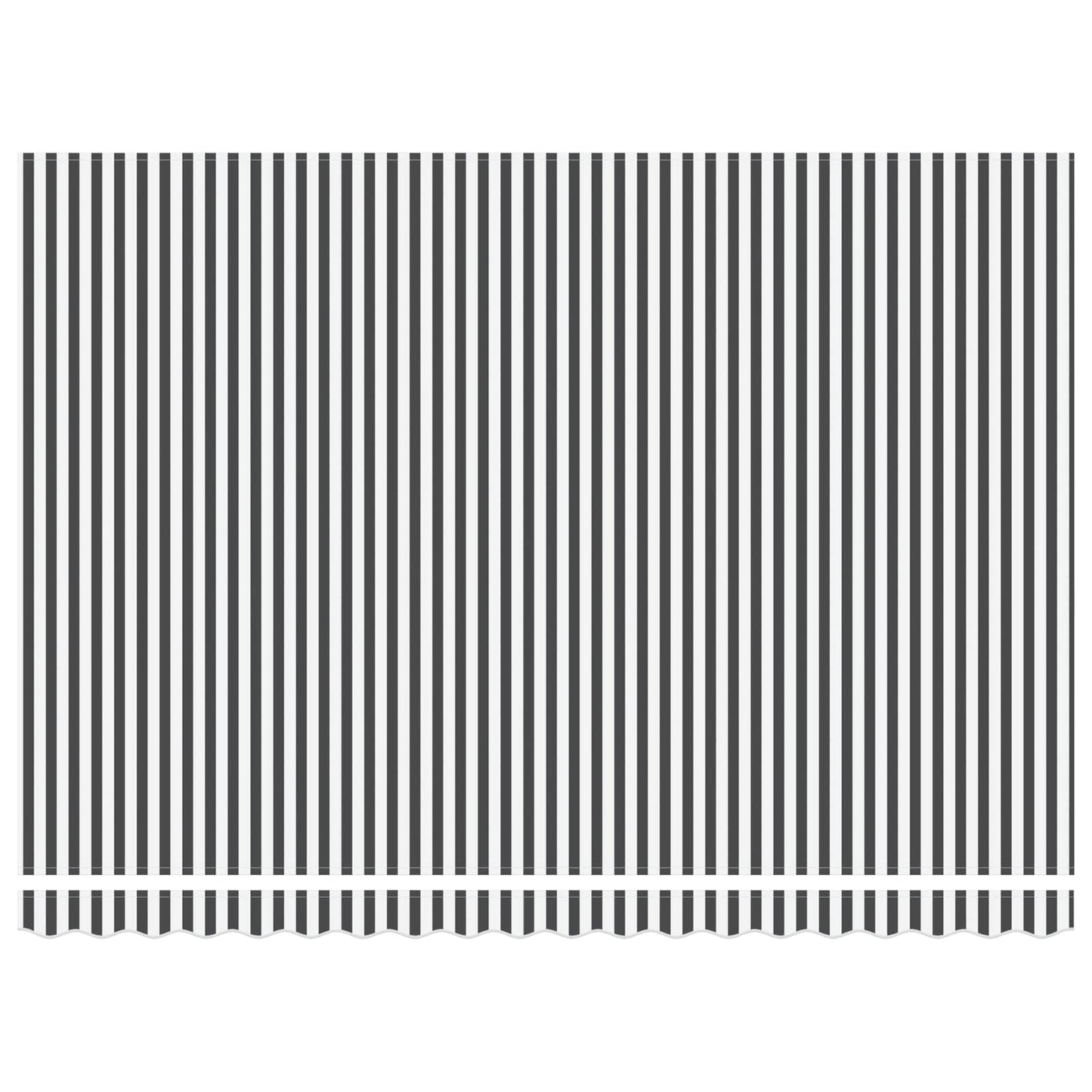 Uitschuifbare Luifel Antraciet En Anthraciet En Wit (Wit Frame)