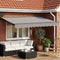 Uitschuifbare Luifel Lichtgrijs Lichtgrijs (Anthraciet Frame)