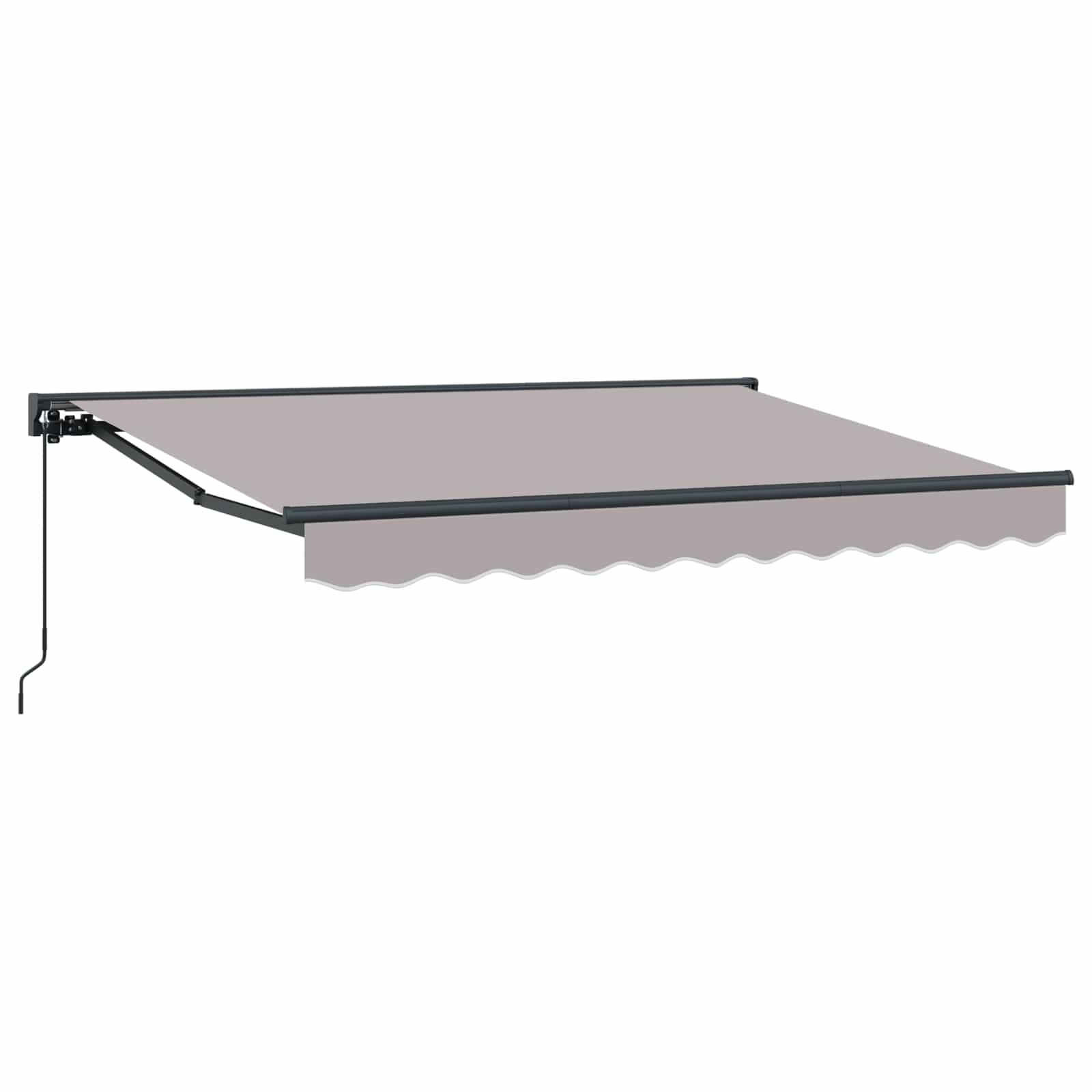 Uitschuifbare Luifel Lichtgrijs Lichtgrijs (Anthraciet Frame)