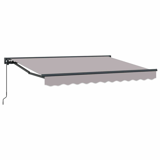 Uitschuifbare Luifel Lichtgrijs Lichtgrijs (Anthraciet Frame)