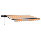 2,5 x 2 m / Antracietkleurig / Blauw en oranje