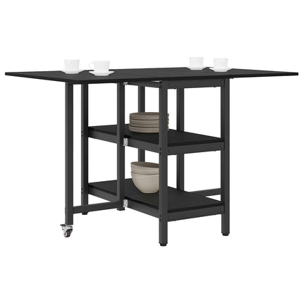 Eettafel 122 X 80 X 76,5 Cm Bewerkt Hout