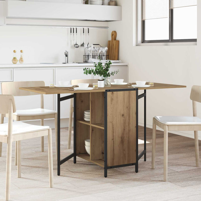 Eettafel 144 X 60 X 75 Cm Bewerkt Hout Rechthoekig