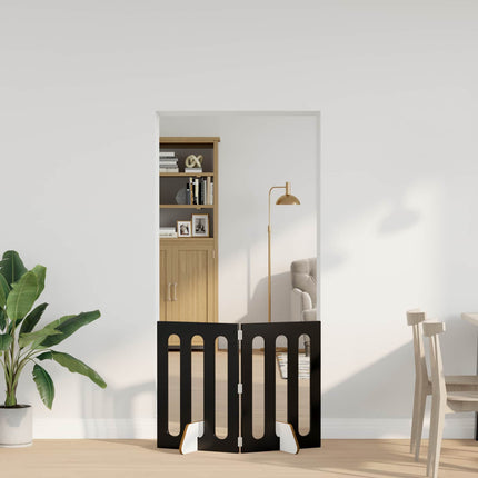 Opvouwbaar Huisdierhek 4 St 201 X 38 X Bewerkt Hout