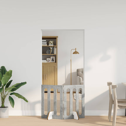 Opvouwbaar Huisdierhek 4 St 201 X 38 X Bewerkt Hout