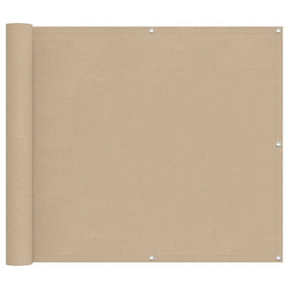 Balkon Scherm Pu Gecoat Oxford Alu Beige