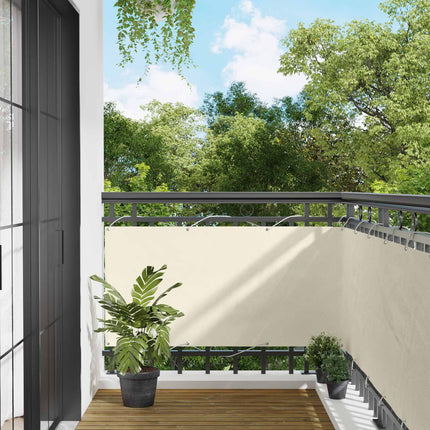Balkon Scherm Oxford Stof Crème
