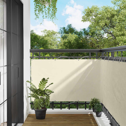 Balkon Scherm Oxford Stof Crème