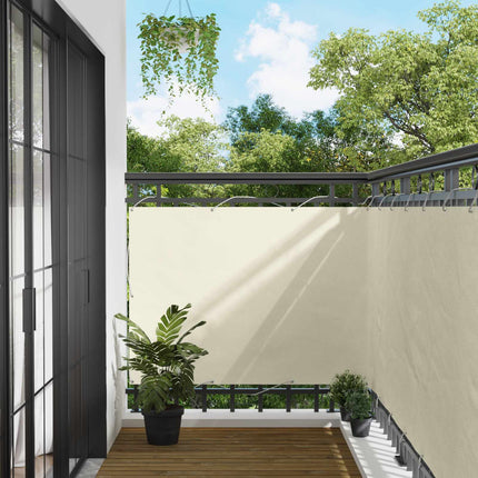 Balkon Scherm Oxford Stof Crème