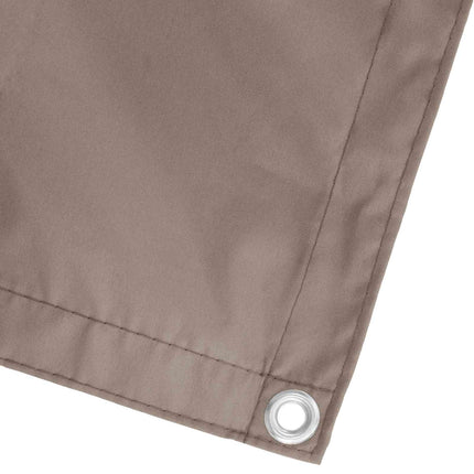 Balkon Scherm Oxford Stof Taupe