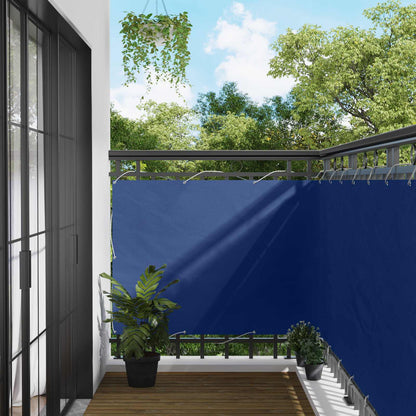 Balkon Scherm Oxford Stof Blauw
