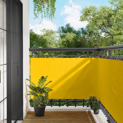 Balkon Scherm Oxford Stof Geel
