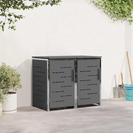 Containerombouw For 2 Bins 240L Roestvrij Staal