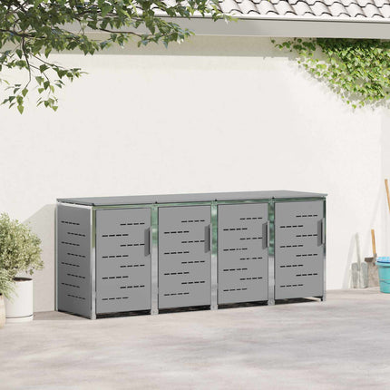 Containerombouw For 2 Bins 240L Roestvrij Staal