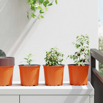 Bloempot 50 Pcs Terracotta Ø 15 X 13 Cm Kunststof