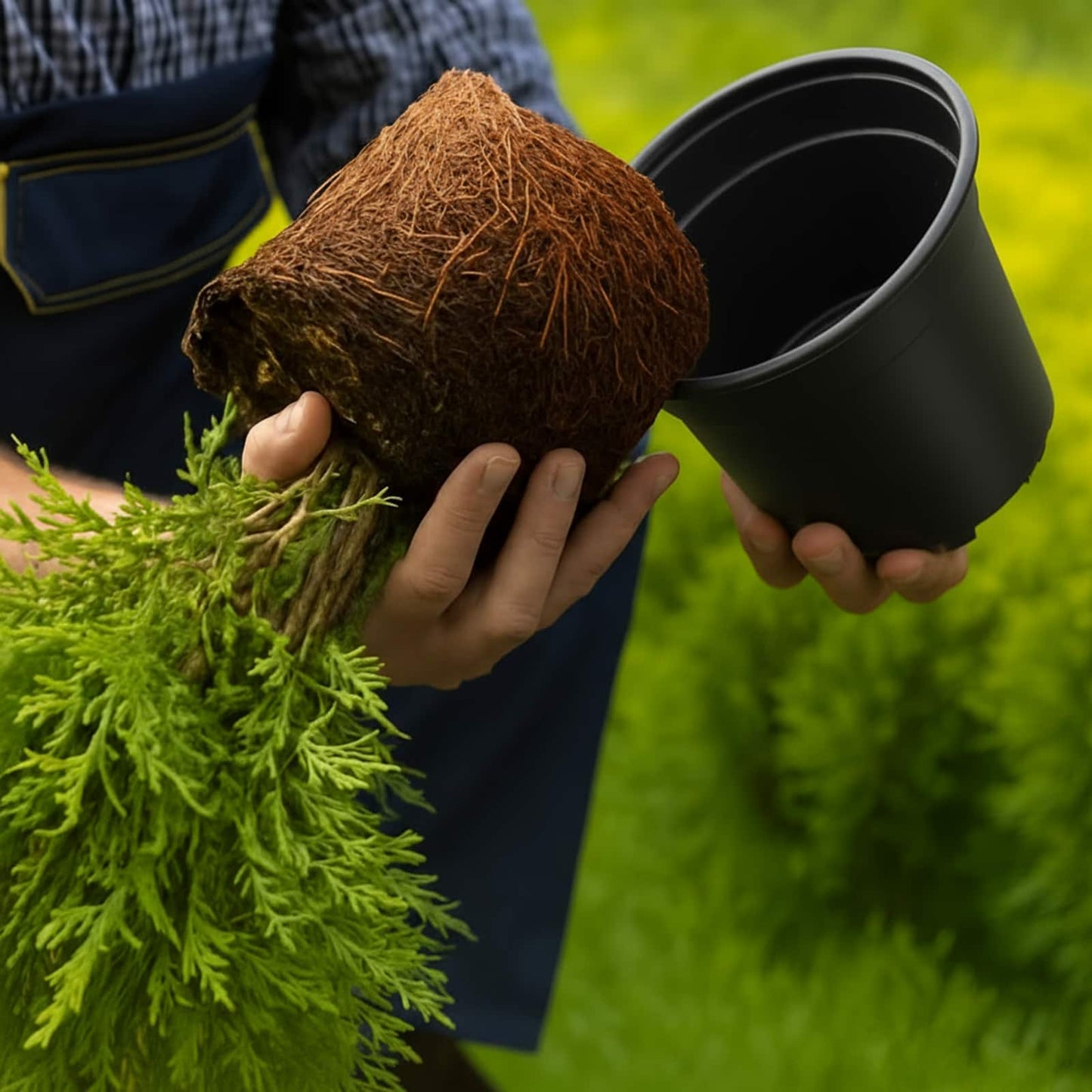 Bloempot 200 pcs Zwart Ø 15 x 13 cm Kunststof