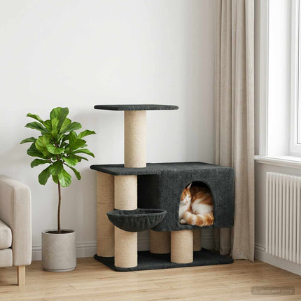 Kattenboom Met Sisal Krabpalen 96 Cm