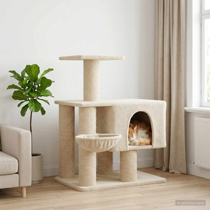 Kattenboom Met Sisal Krabpalen 96 Cm