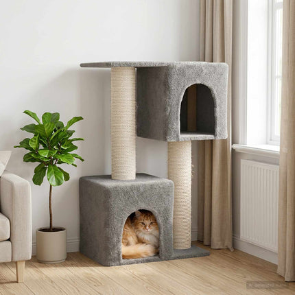 Kattenboom Met Sisal Krabpalen 114 Cm